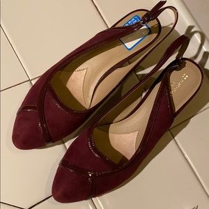 naturalizer burgundy shoes